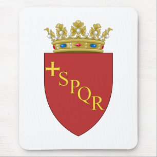 Romeinse wapenstilstand (SPQR) (Rome, Italië) Muismat