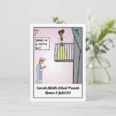 Romeo en Julia 2.0 Flat Holiday Kaart (Staand voorkant)