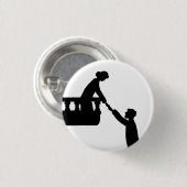Romeo en Julia balkon pin Ronde Button 3,2 Cm (Voorkant /achterkant)