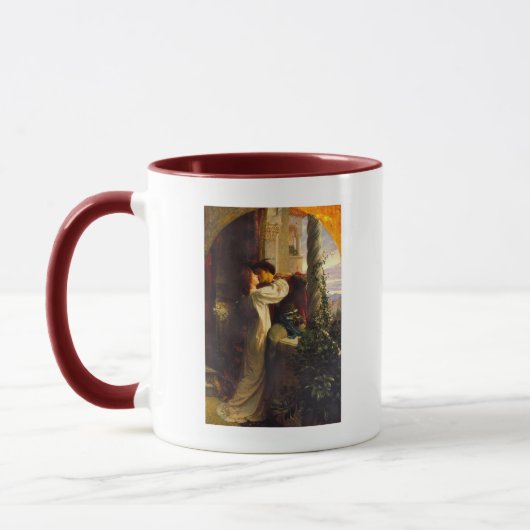 Romeo en Julia, ca. 1884 door Frank Dicksee Mok (Links)
