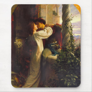 Romeo en Julia, ca. 1884 door Frank Dicksee Muismat