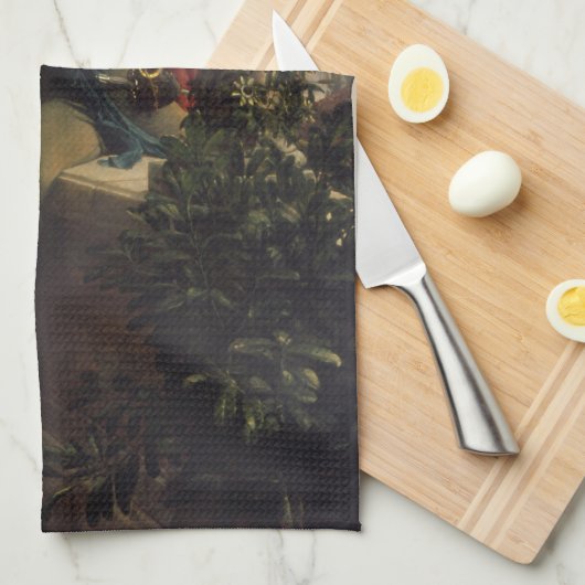 Romeo en Julia (door Frank Dicksee) Theedoek (Quarter Fold)