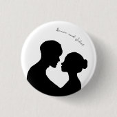 Romeo en Julia  pin Ronde Button 3,2 Cm (Voorkant)
