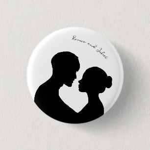 Romeo en Julia  pin Ronde Button 3,2 Cm