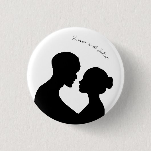 Romeo en Julia  pin Ronde Button 3,2 Cm (Voorkant)