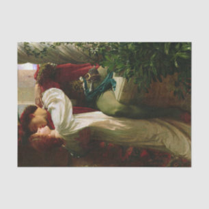 Romeo en Juliet, 1884, van Frank Dicksee Tissuepapier