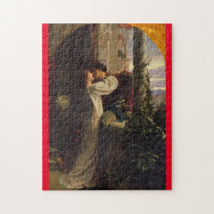 Romeo en Juliet 1884 Verona Balcony Dicksee art Legpuzzel