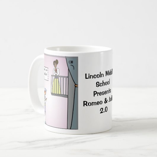 Romeo en Juliet 2.0 Classic Coffee Mok (Voorkant links)