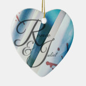Romeo en Juliet Heart Ornament (Rechts)