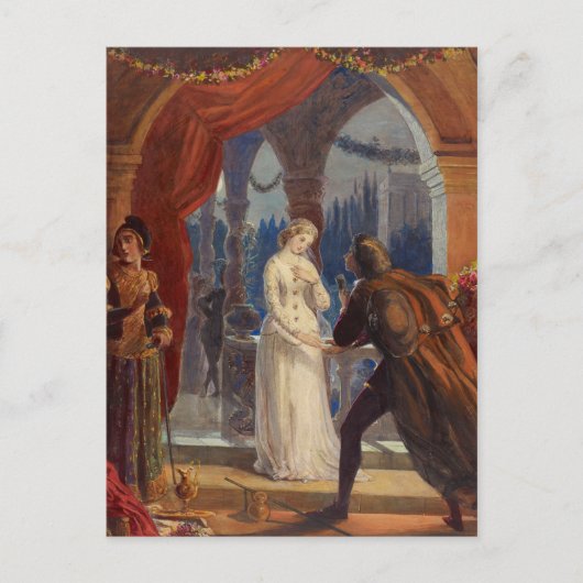 Romeo en Juliet Painting (1861) Briefkaart (Voorkant)