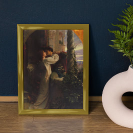Romeo en Juliet Painting van Sir Francis Dicksee Canvas Afdruk