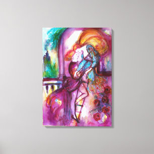 ROMEO EN JULIET Romantic Valentijns Day Canvas Afdruk