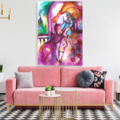 ROMEO EN JULIET Romantic Valentijns Day Canvas Afdruk (Insitu (Woonkamer))