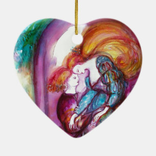 ROMEO EN JULIET Romantic Valentijns Day Keramisch Ornament