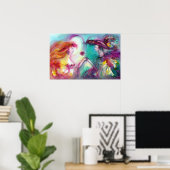 ROMEO EN JULIET Romantic Valentijns Day Poster (Thuiskantoor)