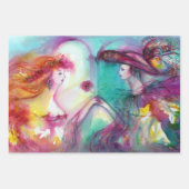 ROMEO EN JULIET Romantic Valentijns Day Wrappi Inpakpapier Vel (Voorkant)