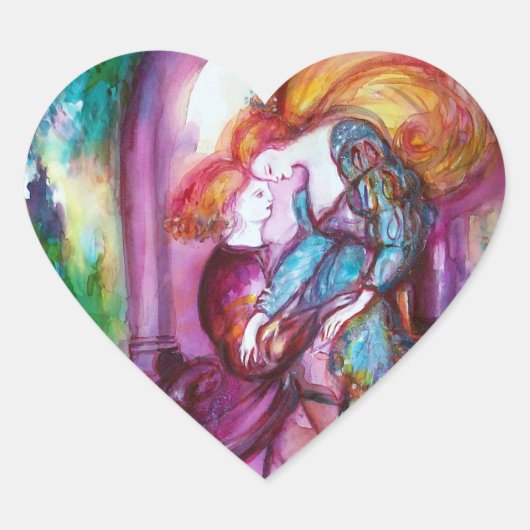 ROMEO EN JULIET/Valentijnsdag Hart Sticker (Voorkant)