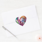 ROMEO EN JULIET/Valentijnsdag Hart Sticker (Envelop)