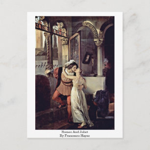 Romeo en Juliet van Francesco Hayez Briefkaart