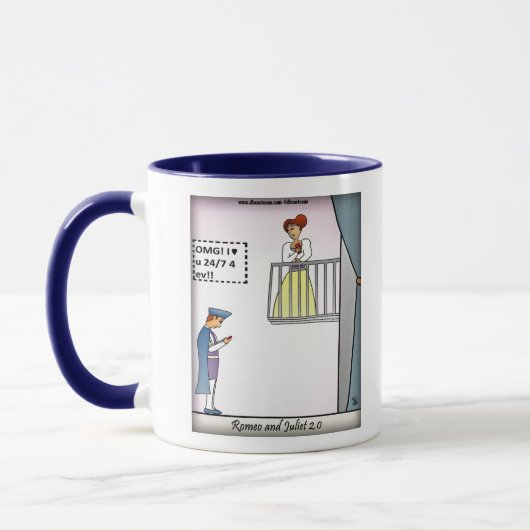 Romeo et Juliet 2.0 Mug Combo bleu (Gauche)