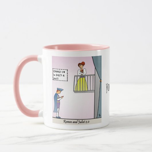 Romeo et Juliet 2.0 Mug Combo de Saint Valentin (Gauche)