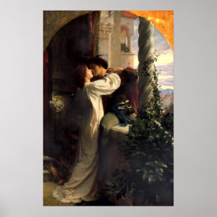Romeo & Julia van Frank Dicksee Poster
