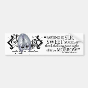 Romeo & Juliet Quote Bumpersticker