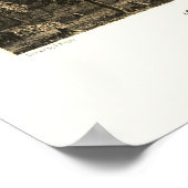 Romeo, MI Panorama Map - 1868 Poster (Hoek)