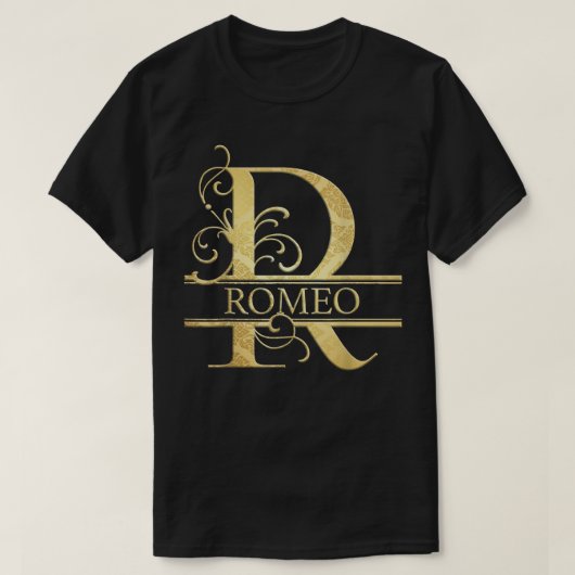 Romeo Name  T-shirt (Design voorkant)