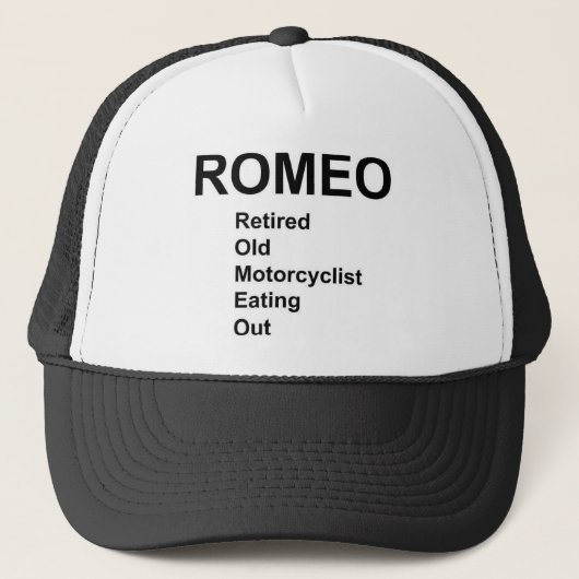Romeo Riders t-shirts Trucker Pet (Voorkant)