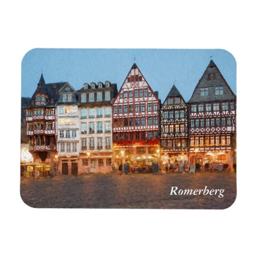 Romerberg in Frankfurt am Main Magneet (Horizontaal)
