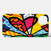 Romero Britto Modern Art Case-Mate iPhone Case (Achterkant (horizontaal))