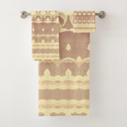 romige bordeaux bad handdoek