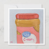 romige pindakaas kaart (Voorkant)