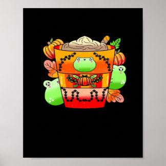 Romige pompoen specerij late seizoen poster