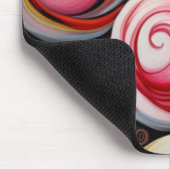 Romige wervelingen muismat (Hoek)