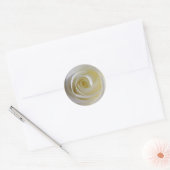Romige witte roos Stickers (Envelop)