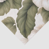 Romige witte tropische hibiscus tissuepapier (Detail)