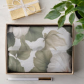 Romige witte tropische hibiscus tissuepapier (Geschenk)