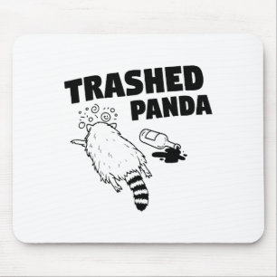 Rommel Panda, Grappige Dronken Wasbeer, Grappige V Muismat