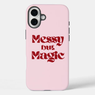 rommelig maar magisch iPhone 16 plus hoesje