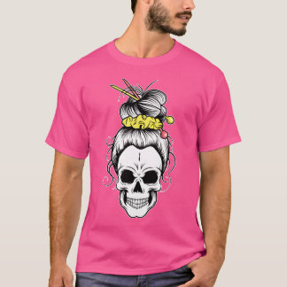 Rommelige Bun Schedel Shirt Dames Oma Breien Hal