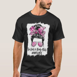 Rommelige Knot IVF Leven IVF Moeder IVF Overdracht T-shirt