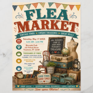 Rommelmarktposter Flyer