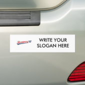 ROMNEY '12 LOGO BUMPERSTICKER (Op auto)
