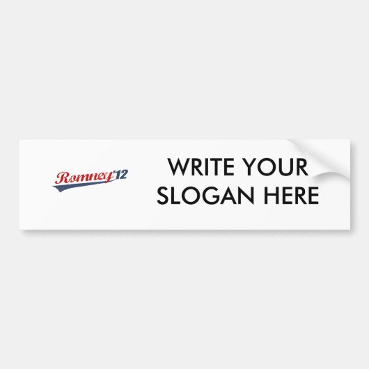 ROMNEY '12 LOGO BUMPERSTICKER (Voorkant)