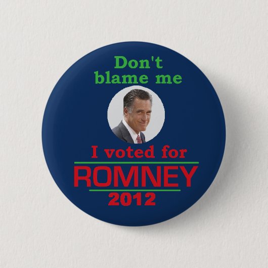 Romney Blaam me niet Ronde Button 5,7 Cm (Voorkant)
