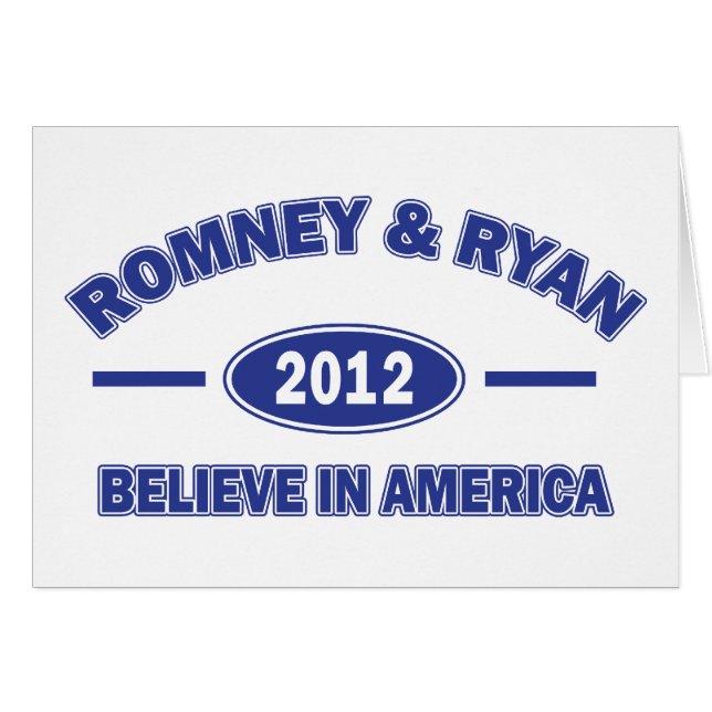 Romney en Ryan Believe (Voorkant Horizontaal)