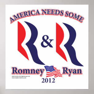 Romney en Ryan Poster