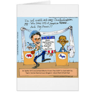 Romney Essaie les Piques sur Obama Cadeaux Drôles